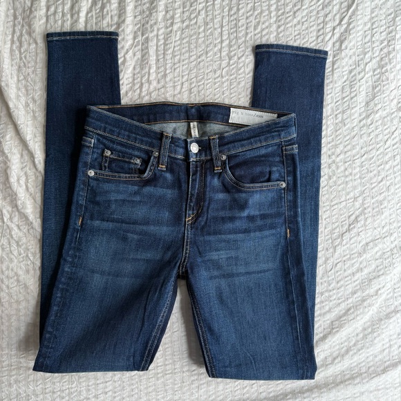 Rag & Bone High Rise Skinny Jeans - Picture 6 of 7